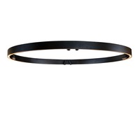 Kruhová - SLC SLC1405 LED závěsné svítidlo Ring up/down/8x spotů černé 8300lm 2700K Ra80 Zigbee IP20 +RGBW - TLG