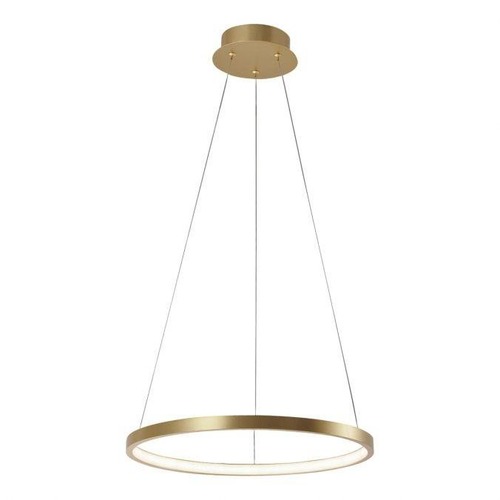 Kruhová - LD 11522-12 CIRCLE LED závěsné svítidlo, kruhové, Ø39cm, zlatá 3000K - LEUCHTEN DIREKT / JUST LIGHT - foto 1