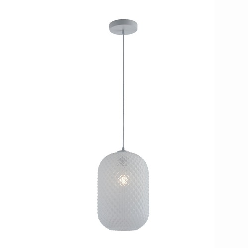 Válec - FAN I-ASHFORD-S20 BCO Závěsné svítidlo Ashford Ovale, bílé, 1 x E27, 20 x 150 cm - FANEUROPE - foto 1