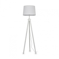 Stojací lampy - ILUX 121406 Stojací lampa Ideal Lux York PT1 bianco 121406 bílá - IDEALLUX