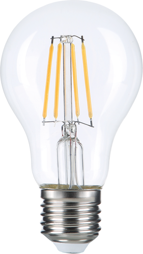 E27 - LED žárovka A60 8W Filament Clear Glass Stmívatelné - foto 1