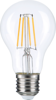 E27 - LED žárovka A60 8W Filament Clear Glass Stmívatelné