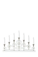 Interiérové dekorace - MAR 705965 Nightfall bílý svícen - Markslöjd