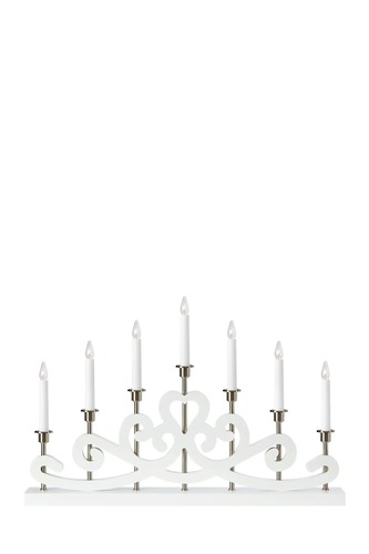 Interiérové dekorace - MAR 705965 Nightfall bílý svícen - Markslöjd - foto 1