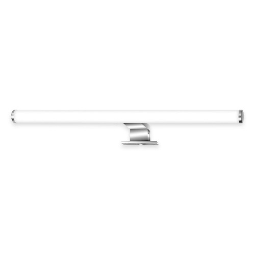 Přisazená - BRILO 2363018 Basu svítidlo k zrcadlu - 7,5W, 1000lm, 2 v 1 způsoby montáže, 50 cm, neutrální bílá, chrom - BRILO - foto 1