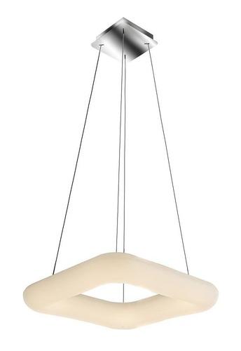Hranatá - AZZ AZ2666 LED Závěsné svítidlo Azzardo Donut Square Pendant 46 CCT AZ2666 80W 6800lm 2700-6000K IP20 46cm stmívatelné s dálkovým ovládáním - AZZARDO - foto 1