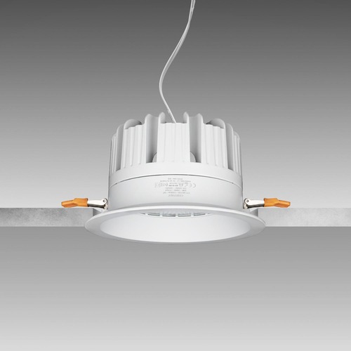 Kruhová - CEN FTS-602330 LED SPOT FUTURA SHOP 95 zapuštěné svítidlo 230mm 60W 3000K Ra95 60d IP20 - CENTURY - foto 1