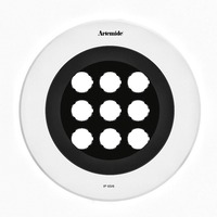 Zapuštěná - AR T42007WFLW00 Ego Flat 220 downlight čtverec 38° 3000K hliník IK10 - ARTEMIDE