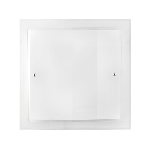 Hranatá - FAN I-061228-1 Stropní svítidlo - rovné/zakřivené, bílé, 2 x E27, 30 x 11 x 30 cm - FANEUROPE - foto 1