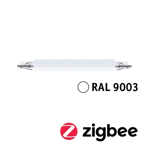 Lišty a příslušenství - P 95674 URail adaptér na lištu Dimm/Switch 240x21mm max. 50W bílá - PAULMANN - foto 1