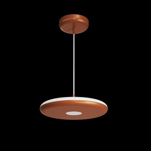 Kruhová - OS ZET60082 ZETA ST1 PF závěsné plastové svítidlo terakota / bílá IP40 3000 K 31W LED - OSMONT - foto 1