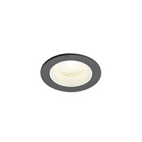 Kruhová - LA 1009308 NUMINOS® XS Stropní vestavné svítidlo, 4000 K, 20°, IP20, kulaté, černé / bílé - BIG WHITE (SLV)