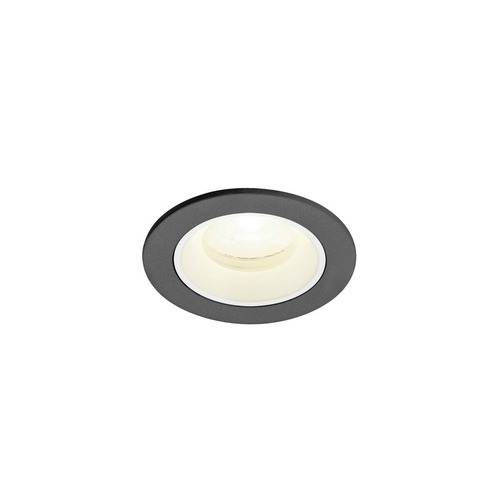 Kruhová - LA 1009308 NUMINOS® XS Stropní vestavné svítidlo, 4000 K, 20°, IP20, kulaté, černé / bílé - BIG WHITE (SLV) - foto 1