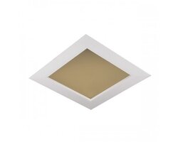 Hranatá - KHL K50416.G.3K Zápustné svítidlo TINA zlaté LED 18W 3000K 180X180mm hranaté - KOHL-Lighting