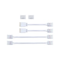 Příslušenství pro LED pásky - P 71051 MaxLED spojka sada Full-Line COB bílá - PAULMANN