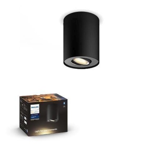 Bodová - PH 8720169319998 Hue WA Pillar bodové LED svítidlo GU10 1x5W 350lm 2200-6500K IP20 černá - PHILIPS - foto 1