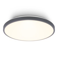 Kruhová - BRILO 3903015 Competo stropní svítidlo pr.33 cm - 22W, 2400lm, LED, teplá bílá, antracit - BRILO