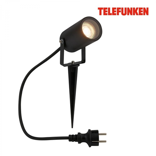 Zápichy - TF 322405TF TELEFUNKEN zahradní bodové svítidlo, ochrana proti tryskající vodě, nastavitelné - BRILONER - foto 1