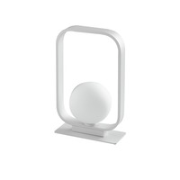 Stolní lampy dekorační - FAN I-ROXY-L1 Stolní lampa Lume Roxy bílá, patice GU9, 16 x 26 cm - FANEUROPE