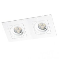Hranatá - BPM 3001.01.RF.WH-WH.40.HI.8 Zápustné svítidlo CARE LED 2x 10W 3000K 40° 1468lm bílé - BPM (starý kód 4201LED2.D40.3K)