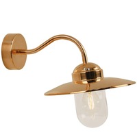 Nástěnná - NOR 22671030 Venkovní nástěnné svítidlo Luxembourg 1x60W E27 měď čirá - NORDLUX
