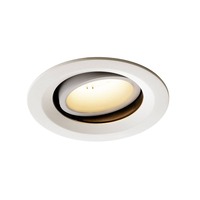 Kruhová - LA 1003590 NUMINOS® MOVE DL M vnitřní LED zápustné stropní svítidlo bílá/bílá 3000 K 20° otočné a výkyvné - BIG WHITE (SLV)
