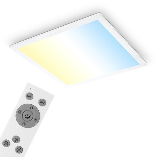 Hranatá - BRILO 7093016 CCT svítidlo LED panel 38 cm 21 W 2200lm bílé - BRILO - foto 1