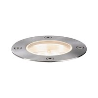 Zapuštěná - P 94228 Plug &amp; Shine zemní svítidlo kruhové IP65 3000K 4W 24V stříbrná - PAULMANN