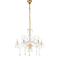 Dekorativní - FAN I-MONALISA/5 Závěsné svítidlo Monalisa, zlaté, 5 x E14, 70 x 145 cm - FANEUROPE