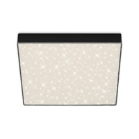 Hranatá - BRI 7078-415 LED stropní svítidlo hvězdné nebe, 28,7 cm, 21 W, černá - BRILONER