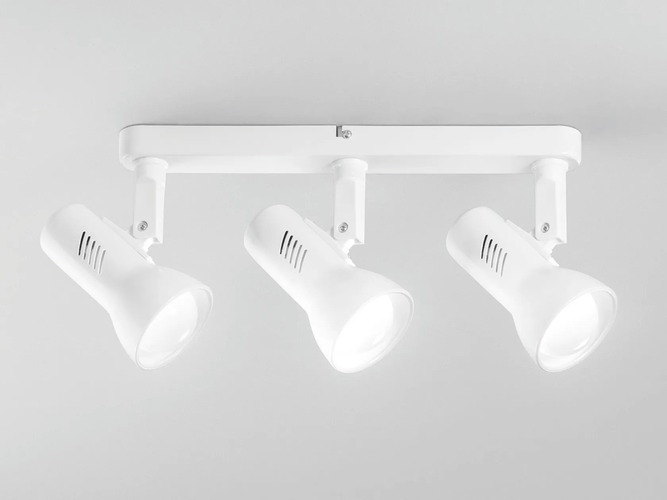 Bodová - FAN SPOT-CARRERA-3 Spotové svítidlo SPOT CARRERA bílá 3xE27 39 x 14 x 18,7 cm - FANEUROPE - foto 1