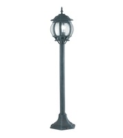 Sloupková - FAN LANT-SANTIAGO/P1 Sloupkové svítidlo PALETTO SANTIAGO černá/zelená, 1xE27, IP44, 110,3 x 21 cm - FANEUROPE