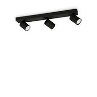 Bodová - ILUX 229058 RUDY PL3 NERO - IDEALLUX