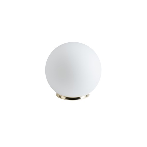 Stolní lampy dekorační - OS BIA50537 BIANCA 2 stolní skleněná lampa mosaz leštěná / bílá IP40 40W E27 (původní kód OS 50537) - OSMONT - foto 1