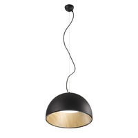Polokoule - FAN LED-COCO-S35-NER Závěsné LED svítidlo COCO černá, 30 W, 3840 lm, CCT, 35 x 181 cm - FANEUROPE