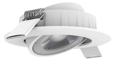 Kruhová - CEN FT-066830 LED SPOT FUTURA výklopný 20d 6W 3000K 450Lm 36d IP20  - CENTURY