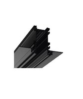 Lištové MODULIGHT - BPM 10210.TR.BK-BK Kolejnice MODULIGHT bezrámečková černá 1m - BPM