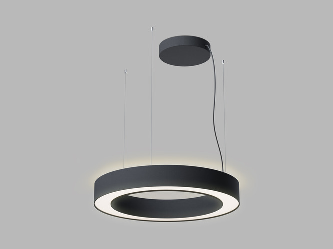 Závěsné - Závěsné svítidlo SATURN SLIM II 60 P/N-Z, B DALI/PUSH 60W (40+20) 2700K/3000K/4000K, DALI/PUSH, TRIAC - foto 1