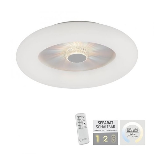 Kruhová - LD 14383-16 Stropní svítidlo VERTIGO bílé LED 30W 2700-5000K - LEUCHTEN DIREKT / JUST LIGHT - foto 1