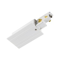 Lišty a příslušenství S-TRACK - LA 1006522 S-TRACK vestavný napáječ vlevo bílý - BIG WHITE (SLV)