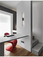 Nepřímé osvětlení - NV 9180723 Nástěnné svítidlo RACCIO černý kov a akryl LED 9.2W 230V 3000K IP20 - NOVA LUCE