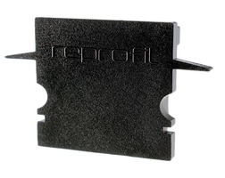 Krytky pro Al profily - IMPR 979152 Koncovka H-ET-02-15 černá 30 mm 2 ks - LIGHT IMPRESSIONS