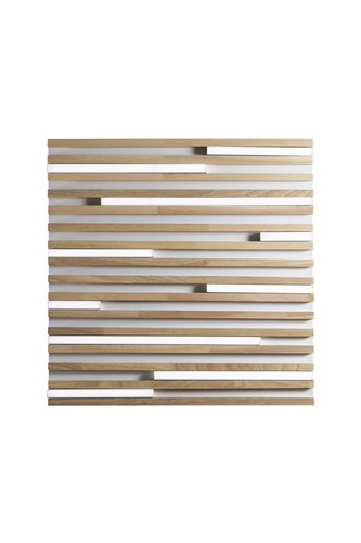 Dekorativní - FAN LED-KUMA-Q50-BCO Stropní LED svítidlo Kuma (bílá, dřevo) 40 W, CCT 2700 / 3200 / 4000 K, 50 x 50 x 5,2 cm - FANEUROPE - foto 1