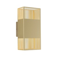 Nástěnná - P 71254 LED nástěnné svítidlo Tharin IP44 3000K 120x250mm 2x3,7W zlatá - PAULMANN