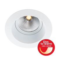Koupelnová - SLC SLC1143D Vestavné LED svítidlo OneSoft DTW pr.68-83 mm bílé 447lm 1800-3000K Ra90 DALI IP54/IP20 36° - TLG