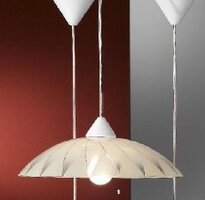 Polokoule - OR KL 8-214 BEZOVA Závěsné svítidlo 1x E27, béžová barva, průměr 33cm - ORION