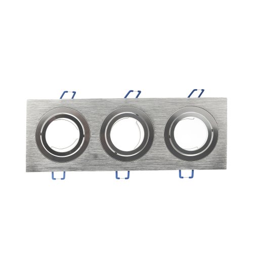 Vestavná bodová svítidla - Podhledový rámeček D10-3 hliník - foto 1