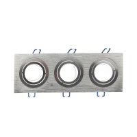 Vestavná bodová svítidla - Podhledový rámeček D10-3 hliník