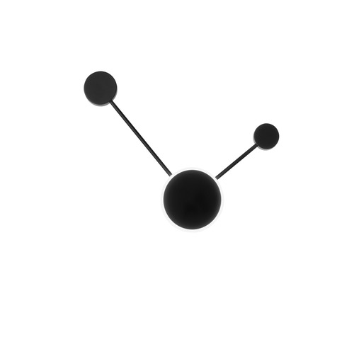 Dekorativní - FAN LED-ETERE-PL2 NER Nástěnné LED svítidlo ETERE černá, 10 W, 1360 lm, CCT, 33 x 45 cm - FANEUROPE - foto 1