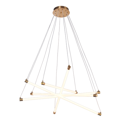 LED přívěšek - LED závěsná lampa 35W měď - foto 1